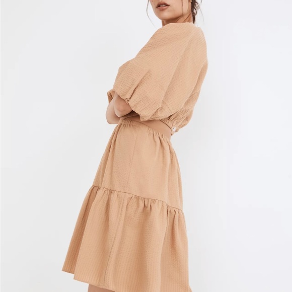 🎊HP🎊Madewell Puff-Sleeve Cutout Dress - Picture 15 of 16